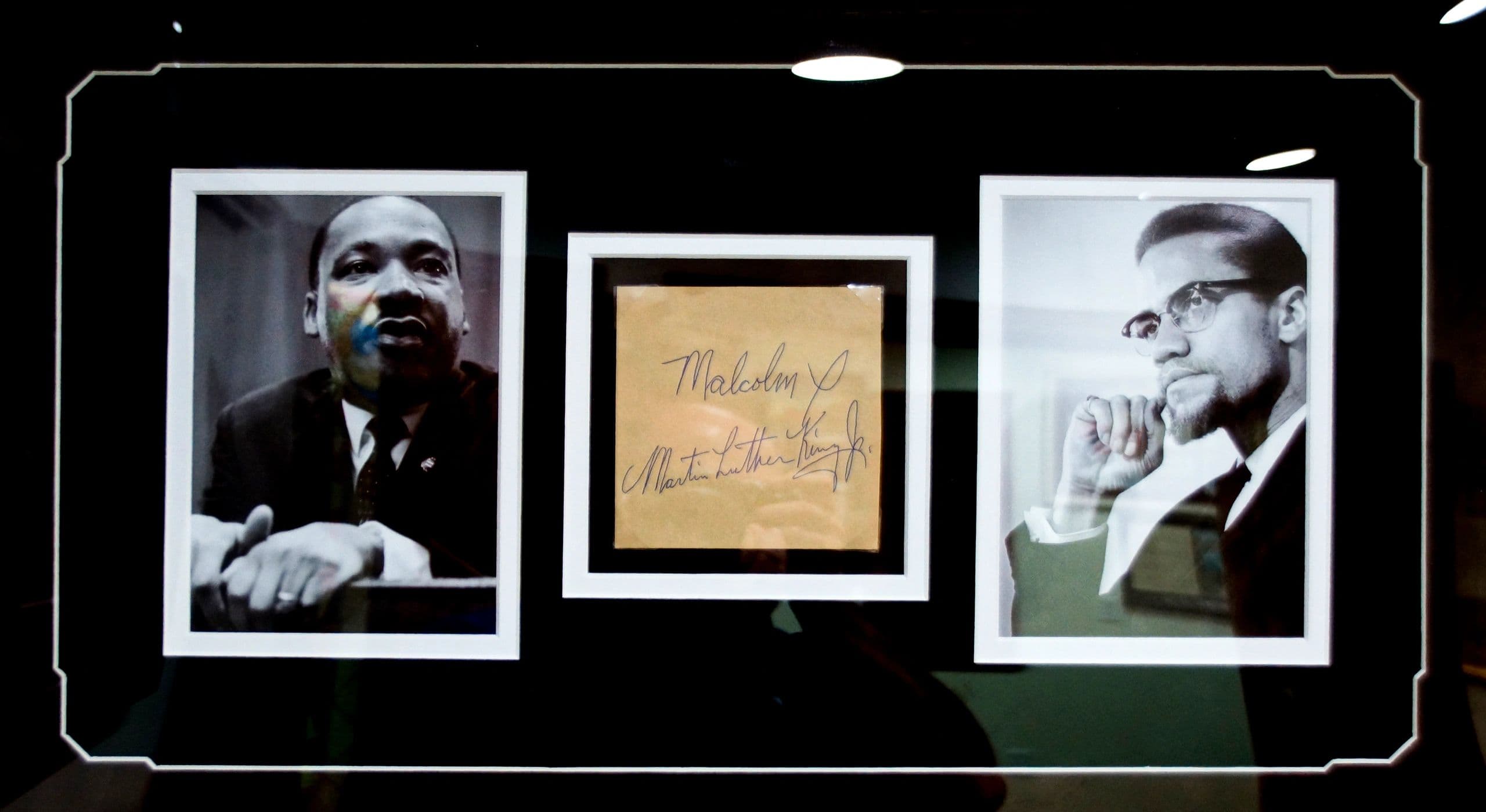 Malcolm X & Martin Luther King Jr. — Signed Together