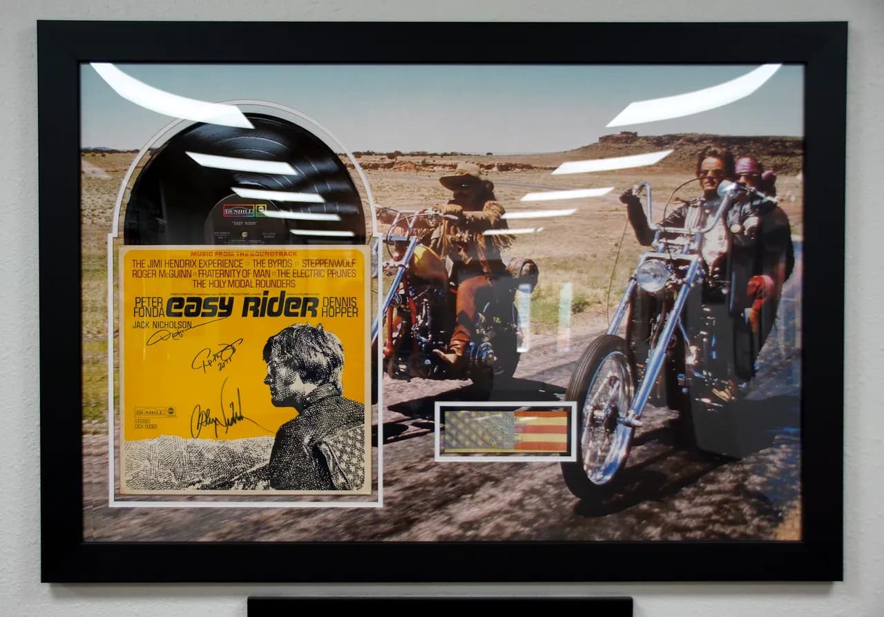 Easy Rider — Signed Soundtrack, Peter Fonda & Jack Nicholson