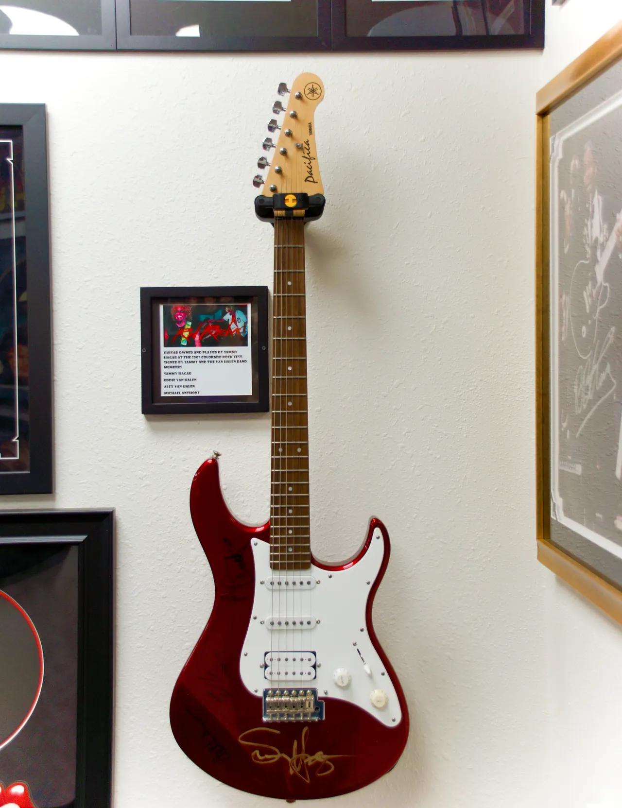 Van Halen Band-Signed Guitar