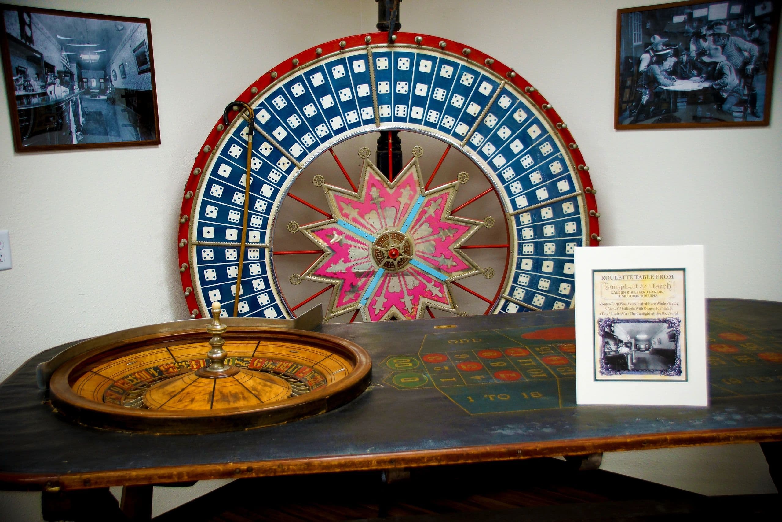 Roulette Table from the Campbell & Hatch Saloon, Tombstone, 1882