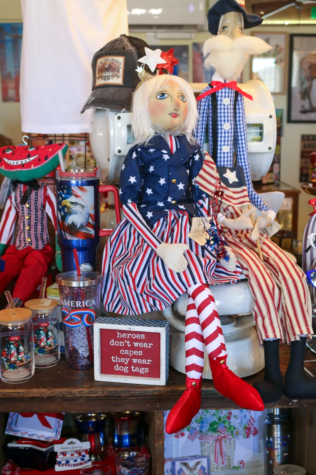 Tea towels, candles, and boutique gifts at the Sweet Tea & Whiskey Living Gift Emporium